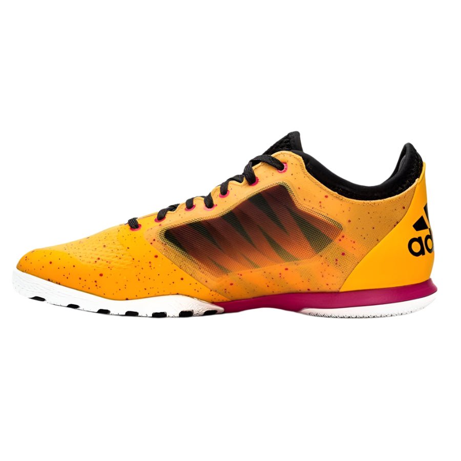 adidas X 15.1 Court Indoor Soccer Shoes - Solar Gold/Black/Shock Pink - Best Buy Soccer